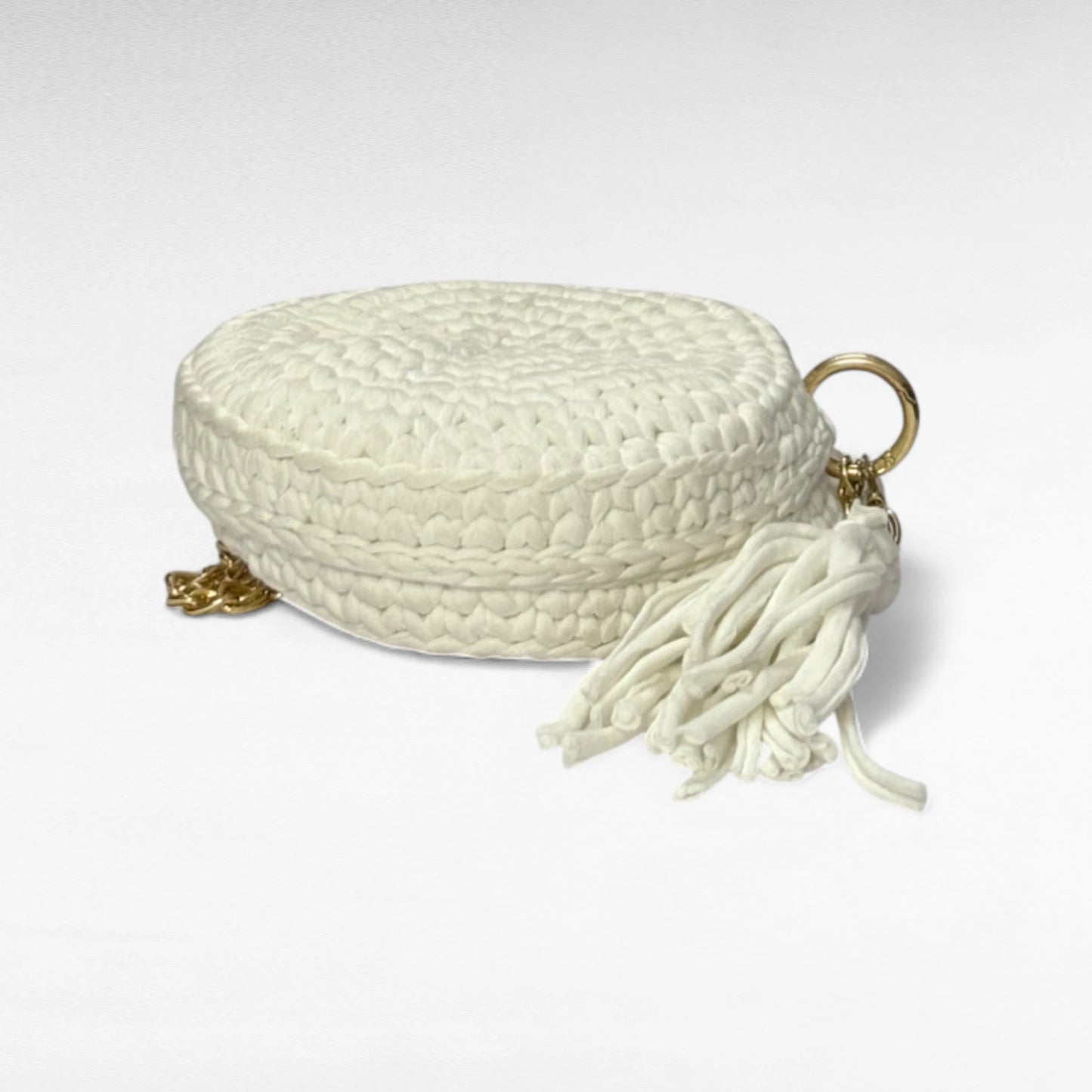 White Round-Pearl Sling Bag RC0034