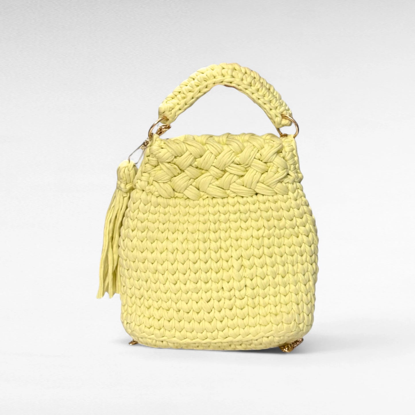 Pale Yellow Flap Sling Bag RC0036