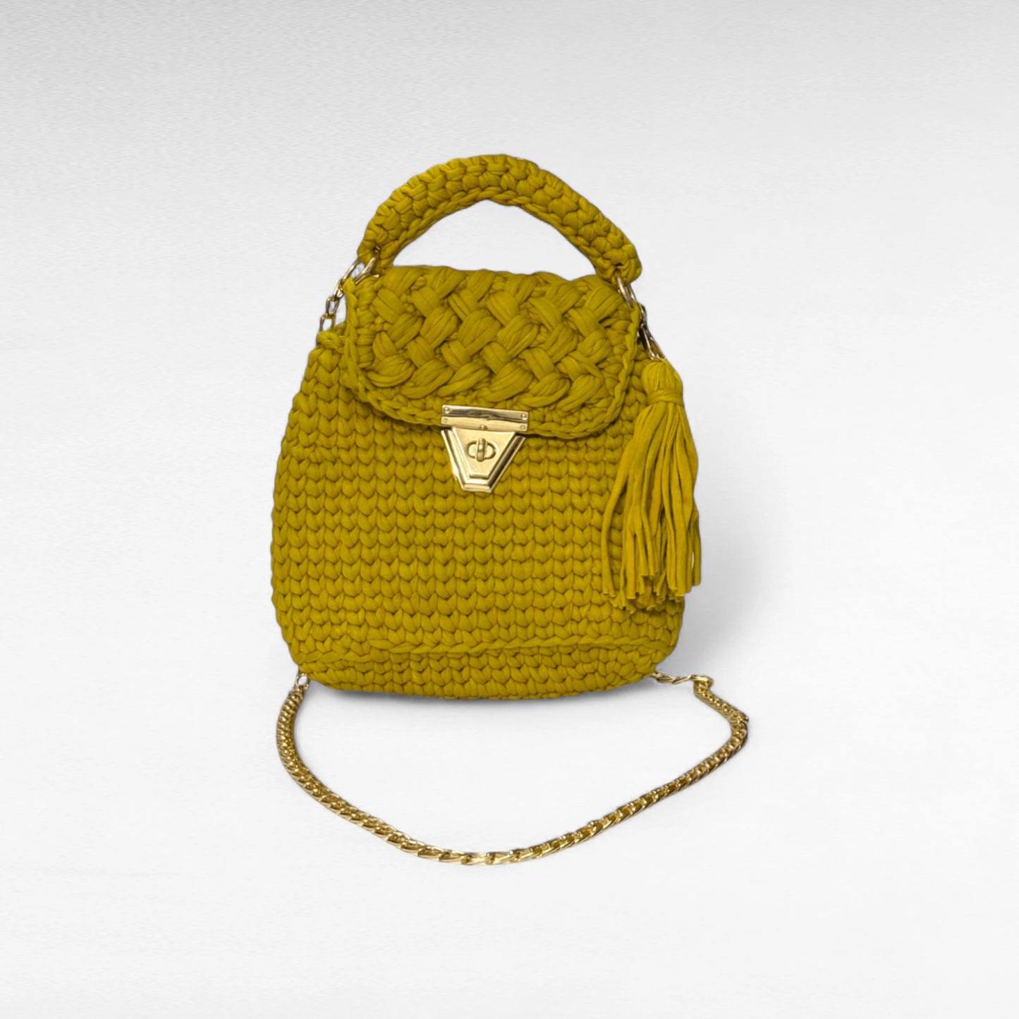 Mustard Flap Sling Bag RC0041