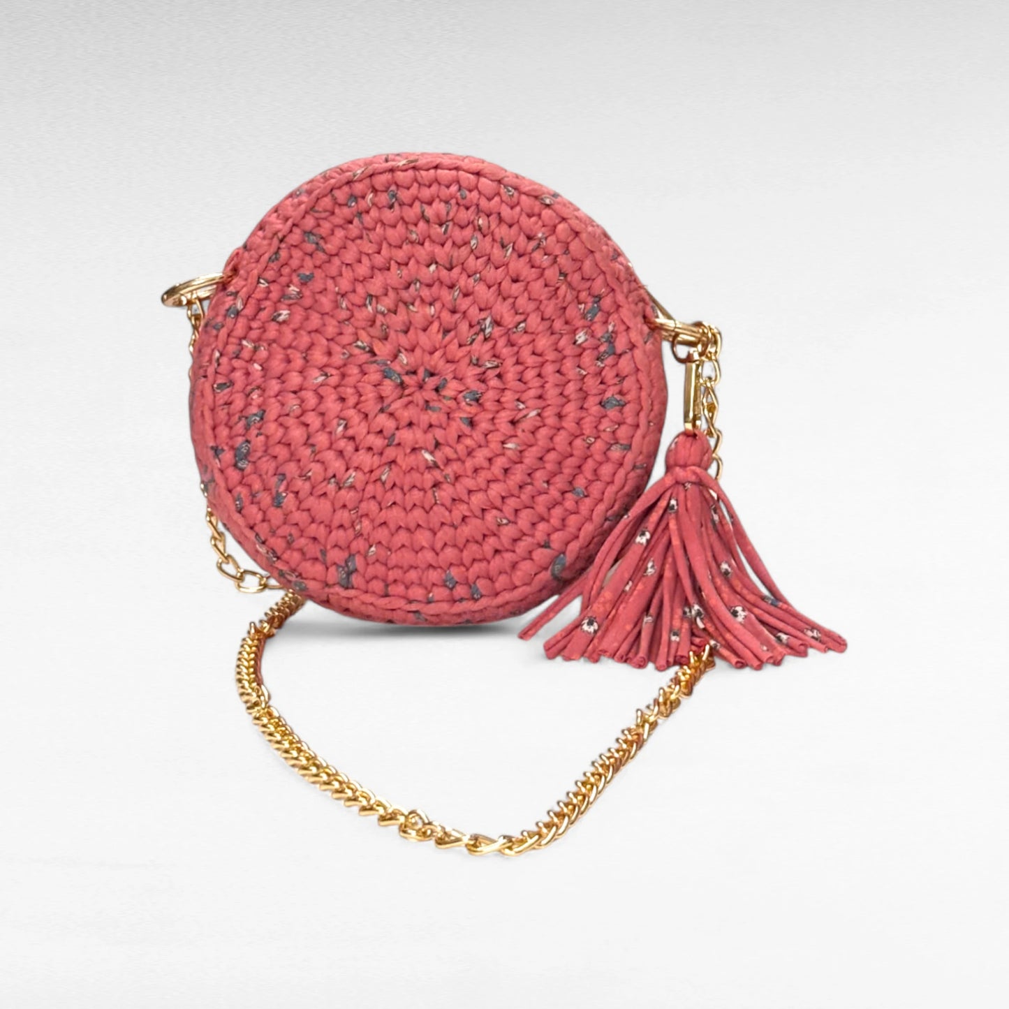 Multicolor Textured Round Sling Bag RC0045
