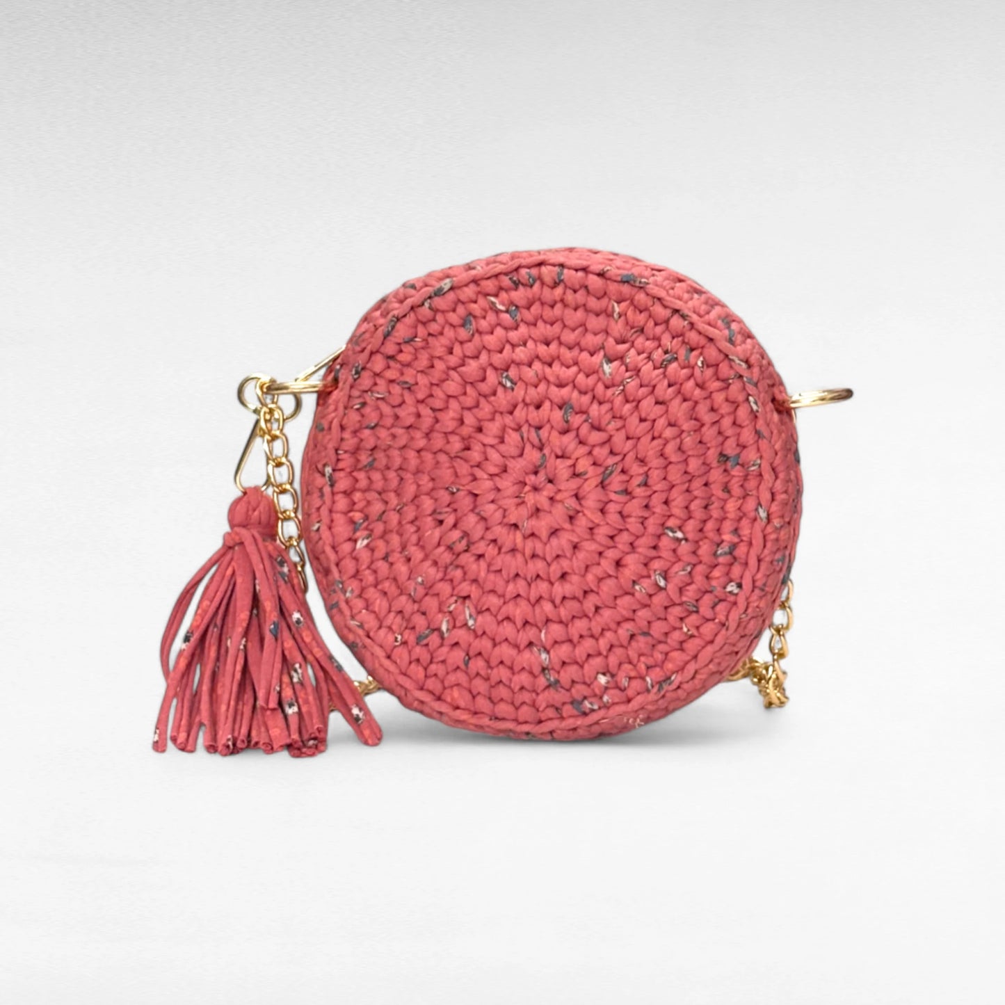 Multicolor Textured Round Sling Bag RC0045