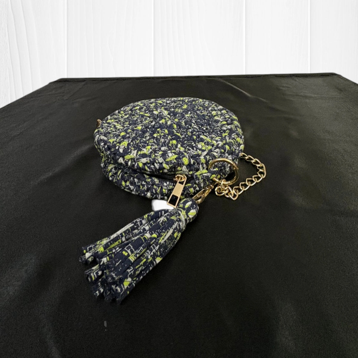 Multicolor Textured Round Sling Bag RC0043
