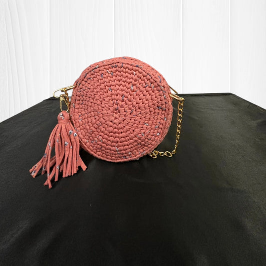 Multicolor Textured Round Sling Bag RC0045