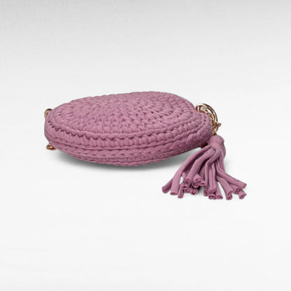 Mauve Round-Pearl Sling Bag RC0032