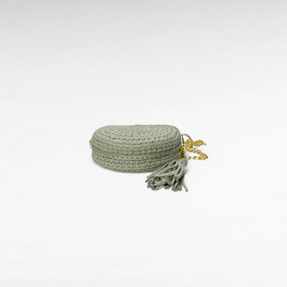 Grey Round-Pearl Sling Bag RC0031