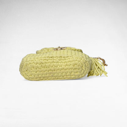 Pale Yellow Flap Sling Bag RC0036