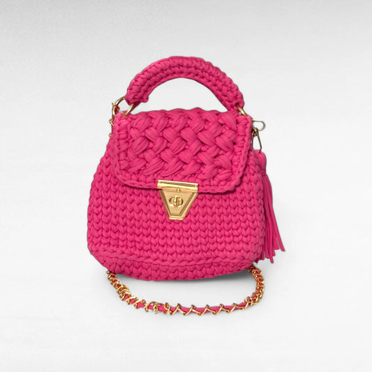 Deep Pink Flap Sling Bag RC0037