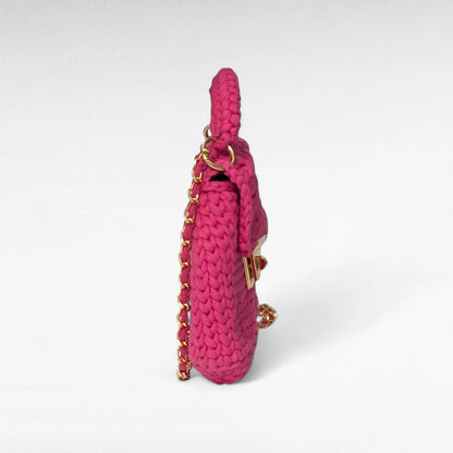 Deep Pink Flap Sling Bag RC0037