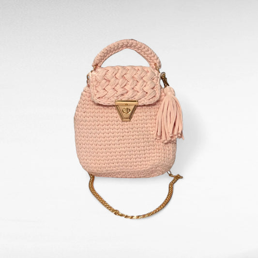 Pale Pink Flap Sling Bag RC0040