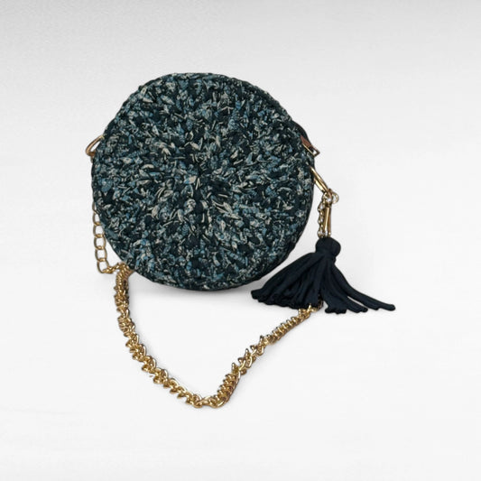 Multicolor Textured Round Sling Bag RC0044