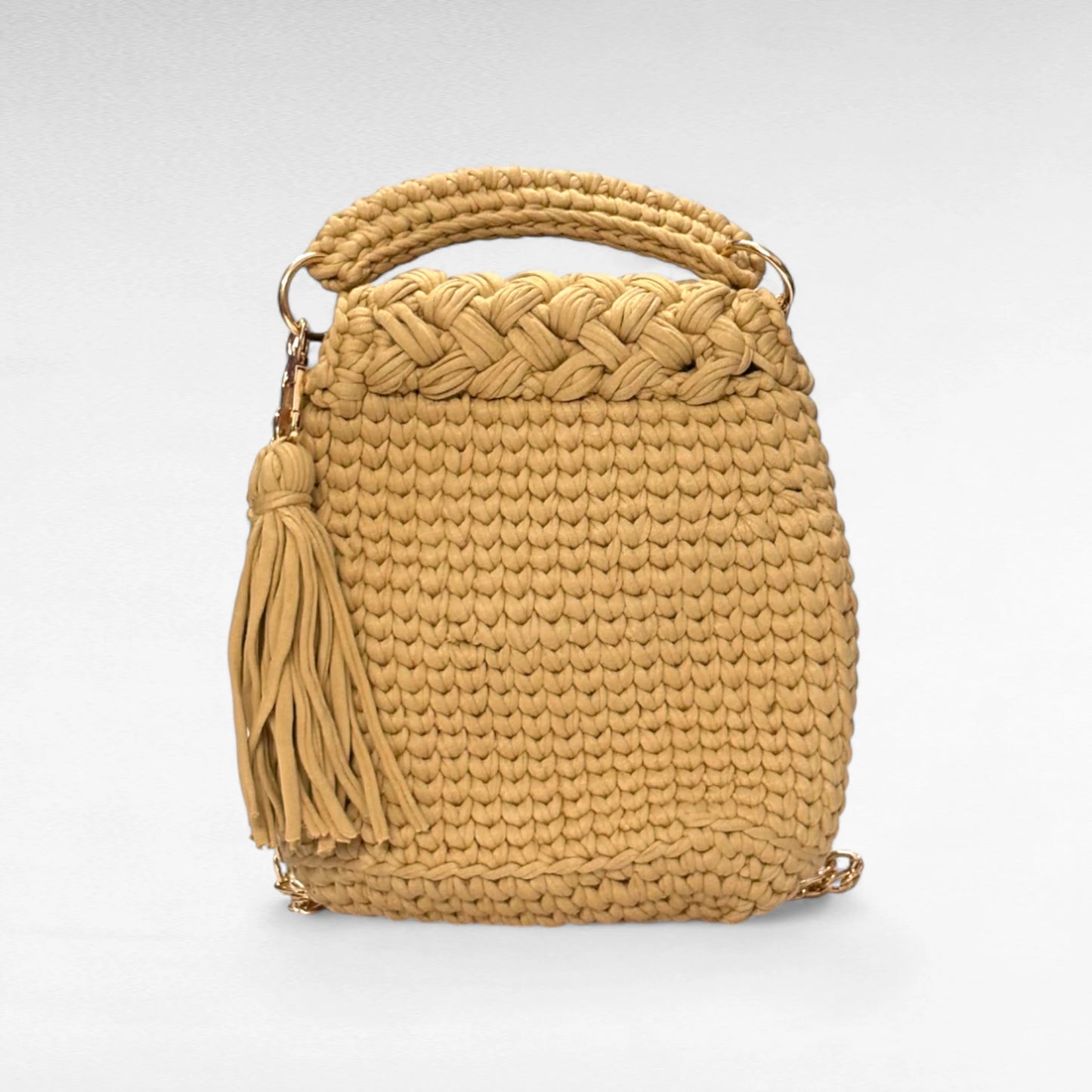 Beige Flap Sling Bag RC0042