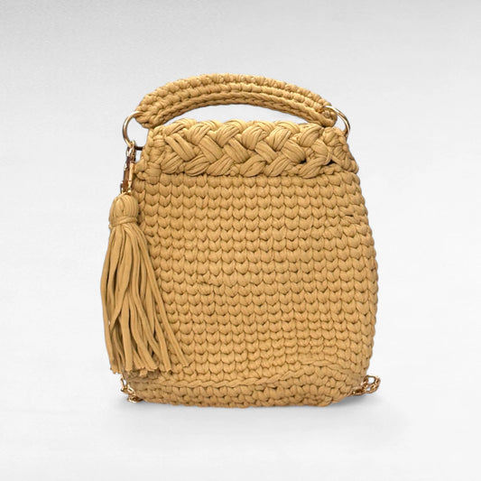 Beige Flap Sling Bag RC0042