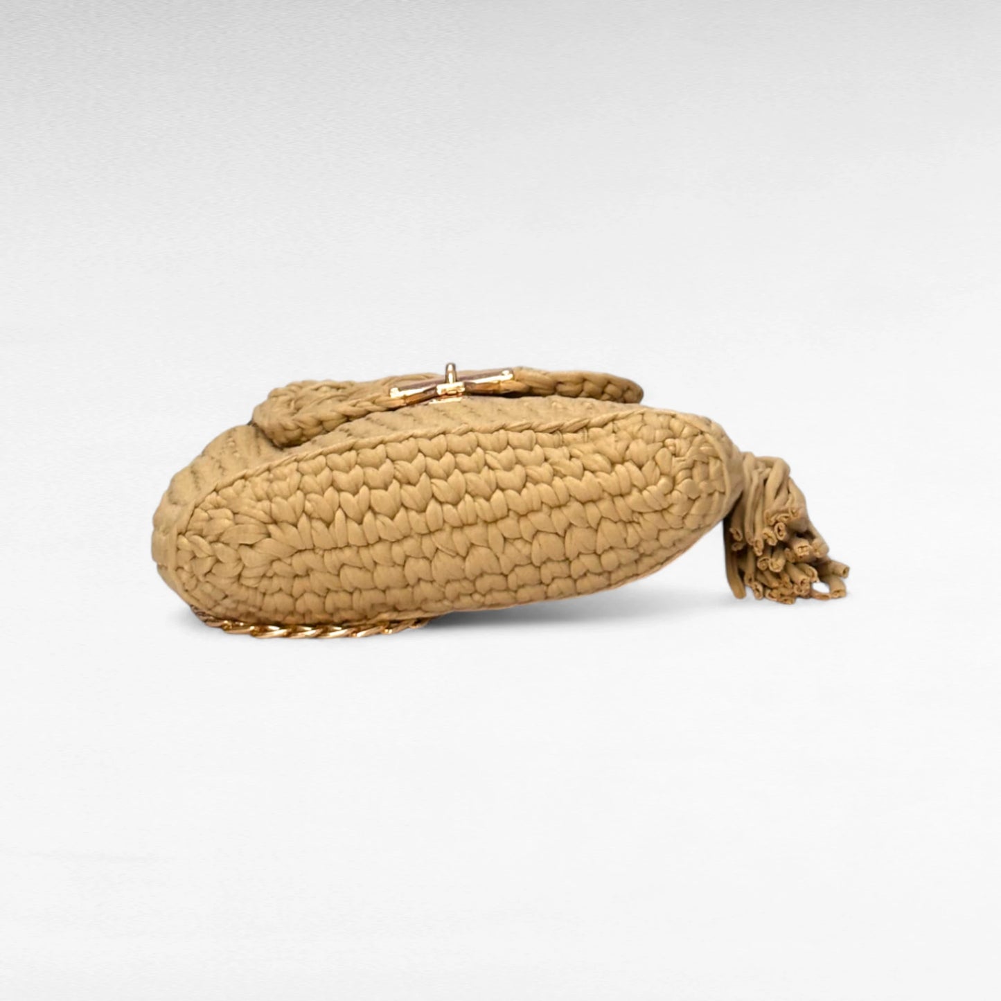 Beige Flap Sling Bag RC0042