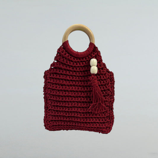 Maroon Handheld Bag RC0129