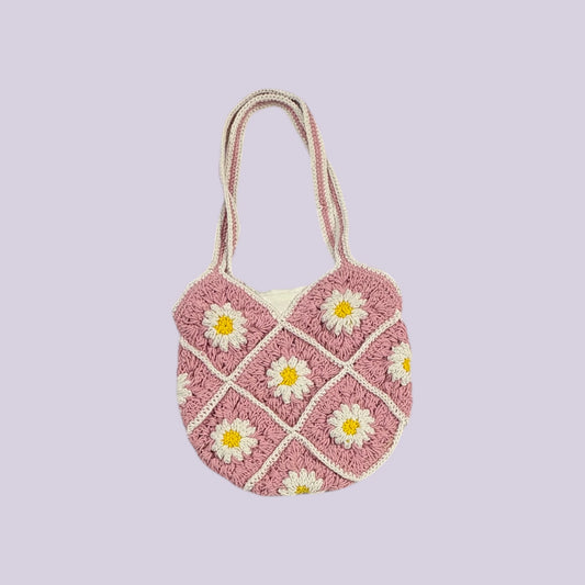 Pink Daisy Shoulder Bag RC0246
