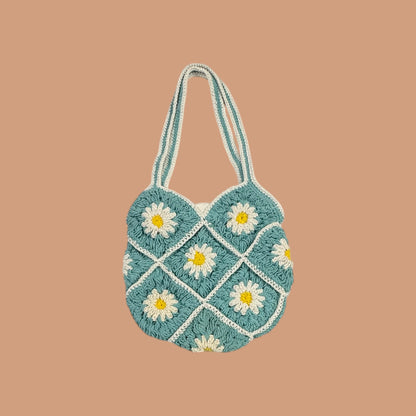 Green Daisy Shoulder Bag RC0247