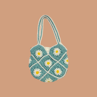 Green Daisy Shoulder Bag RC0247