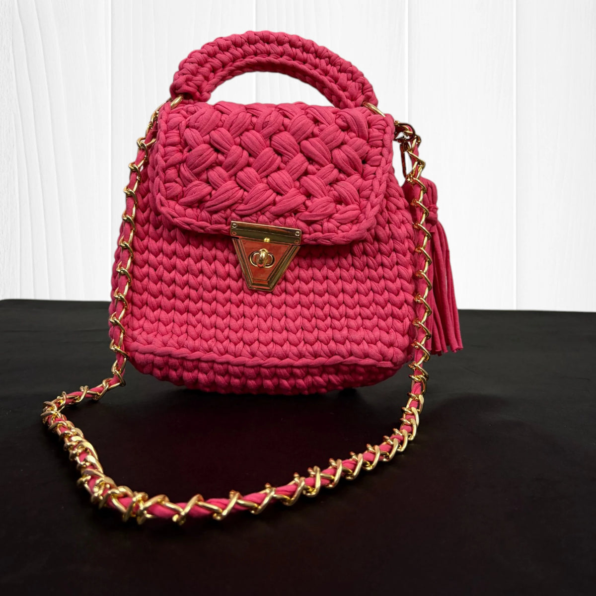 Deep Pink Flap Sling Bag RC0037