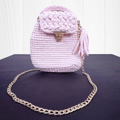 Pale Pink Flap Sling Bag RC0040