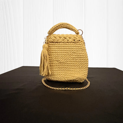 Beige Flap Sling Bag RC0042