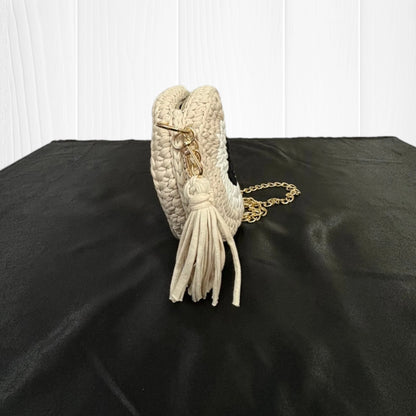 Pale Beige Evil Eye Round Sling Bag RC0046