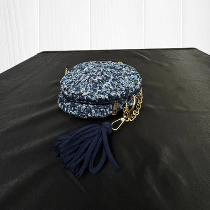Multicolor Textured Round Sling Bag RC0044