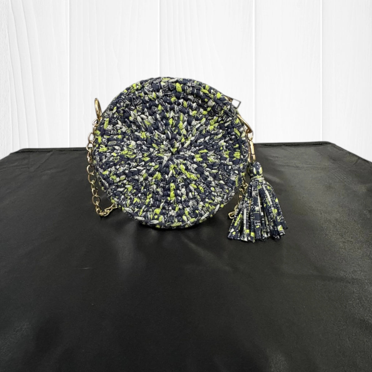 Multicolor Textured Round Sling Bag RC0043