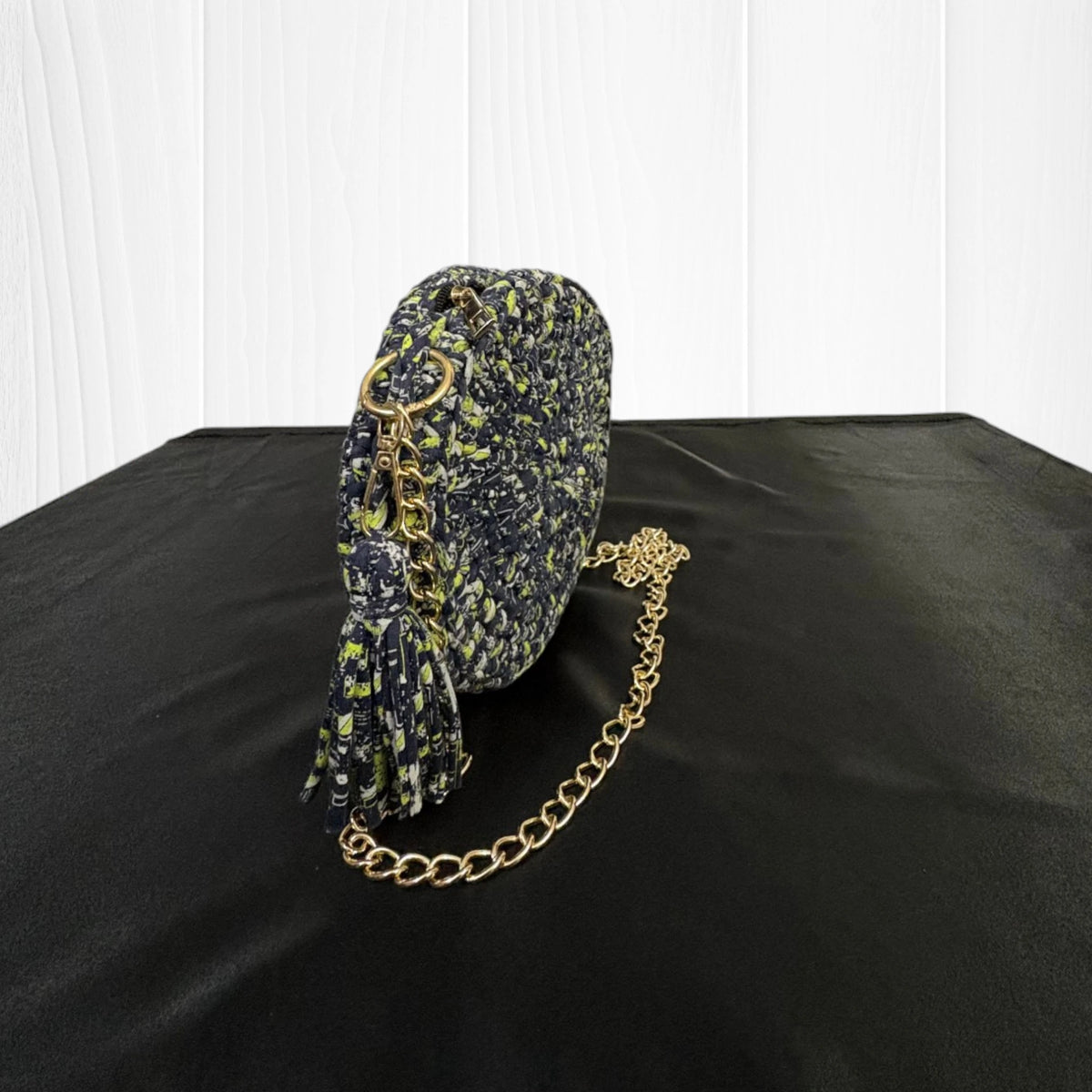 Multicolor Textured Round Sling Bag RC0043