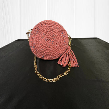 Multicolor Textured Round Sling Bag RC0045