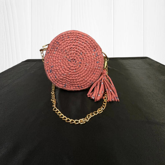 Multicolor Textured Round Sling Bag RC0045